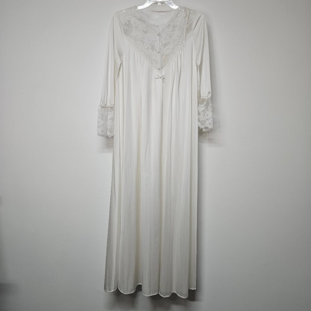 Vintage OLGA Nightgown And Robe Set Size PETITE - Picture 3 of 11